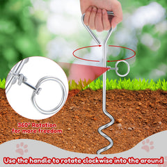 Amylove two-piece cable set supports versatile outdoor leashing.