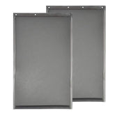 AMZOO medium dog door flap showing Pac11-11038 compatibility for secure access.