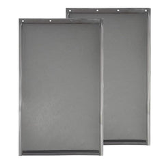AMZOO medium dog door flap showing Pac11-11038 compatibility for secure access.