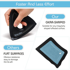 Analan Pet Hair Remover on furniture collecting hair from cushions.