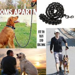 AncBace soft braided handle provides comfortable grip during walks