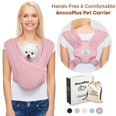 AnccoPlus hands-free pet sling keeps your pet secure during everyday outings