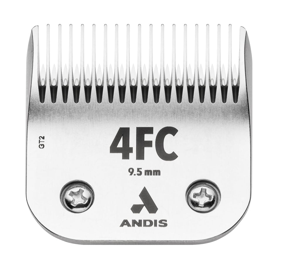 Andis ceramicEDGE 4FC blade close-up for a 3/8 inch cut, ideal for precise body grooming