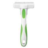 Andis deshedding tool with ergonomic handle for comfortable grooming.