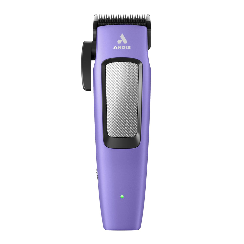 Andis Easy Clip Cordless II dog clipper held in hand for comfortable at-home grooming