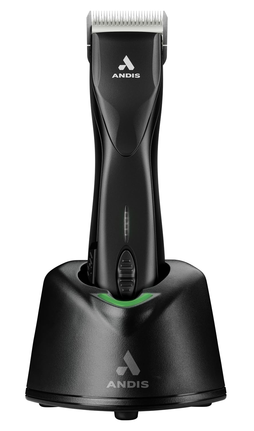 Andis Pulse ZR II cordless clipper with five speeds for precise grooming.