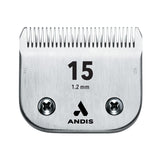 Andis UltraEdge detachable blade in carbon steel for smooth, reliable pet grooming results.