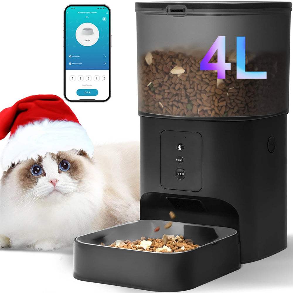 ANDOLL HOME 2.4G feeder front view showing compact design for dependable meals