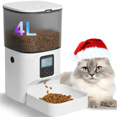 ANDOLL HOME automatic cat feeder with 4L capacity for reliable daily meals.
