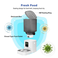 ANDOLL HOME desiccant box keeps pet food dry and fresh.
