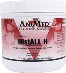ANIMED HistAll H bottle for equine respiratory support routine.