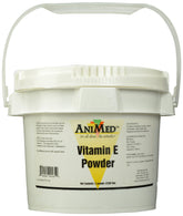 ANIMED Vitamin E Powder 5lb bottle shown for easy daily supplementation.