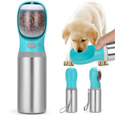 Anipaw portable dog water bottle with 14oz capacity for on the go hydration.