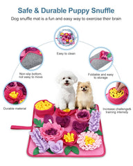 Ankilo snuffle mat for small dogs offers enrichment during snacks