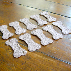 ANLYAWX seed paper dog bones pack ready for planting remembrance