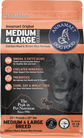 Annamaet Encore dry dog food bag—premium nutrition for active dogs.