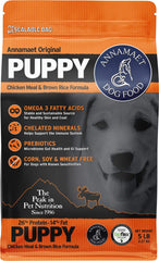 Annamaet Original Puppy bag front view with premium nutrition for puppies