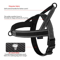Annchwool No Pull Harness four sizes for a precise, comfortable fit
