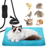 ANPHSIN pet heating pad 9x12 with soft cover keeps small pets warm indoors or outdoors.