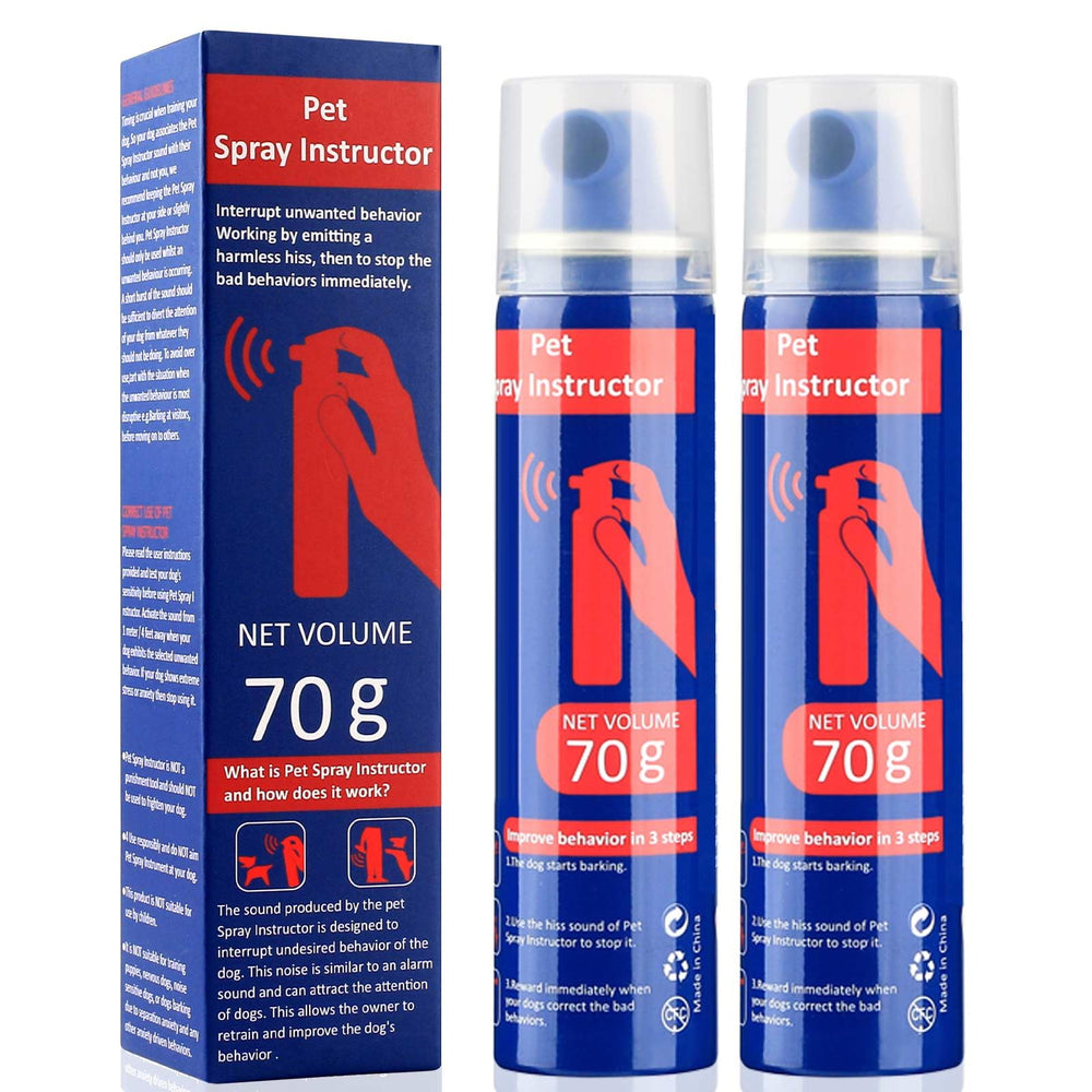 ANSJDH Dog Corrector Spray 70ml bottle for quick barking interruption during training.