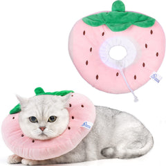 ANWA cat donut collar soft for upper body protection with plush comfort