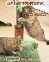 ANWA hanging sisal ball with bells encourages interactive play