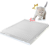 Aocoray 8-pack scat mat showing wide-area coverage deterring cats indoors