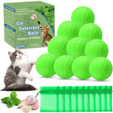 AODA cat deterrent ball outdoor pack in garden deters cats