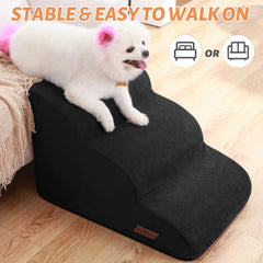 Aodisman 3-step stairs for sofas and 4-step setup for beds