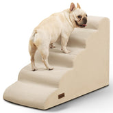 Aodisman 5-step stairs placed at bed edge for easy bed access
