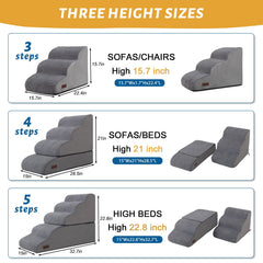 Aodisman stairs with anti-slip bottom for stable climbing