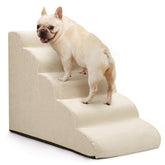Aodisman dog stairs for bed 22-4 high with secure non-slip design for easier bed access
