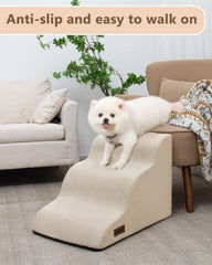 Aodisman dog stairs with non-slip bottom for stable use
