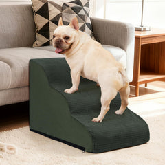Aodisman pet stairs vacuum-packed for easy transport and quick setup.