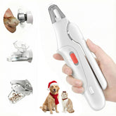 Aoioploa 2-in-1 dog and cat nail clippers with LED lights for precise trimming.