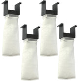 Aolleteau 4-pack 200 micron filter socks ready for Nuvo Fusion use.