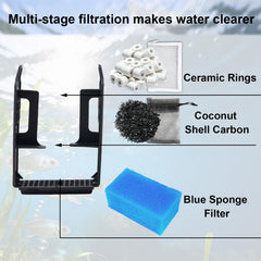 Aolleteau active carbon bag purifies water by reducing odors and impurities