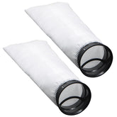 Aolleteau filter sock 2.75-inch 225 micron pack 2 shows debris filtration for clear water