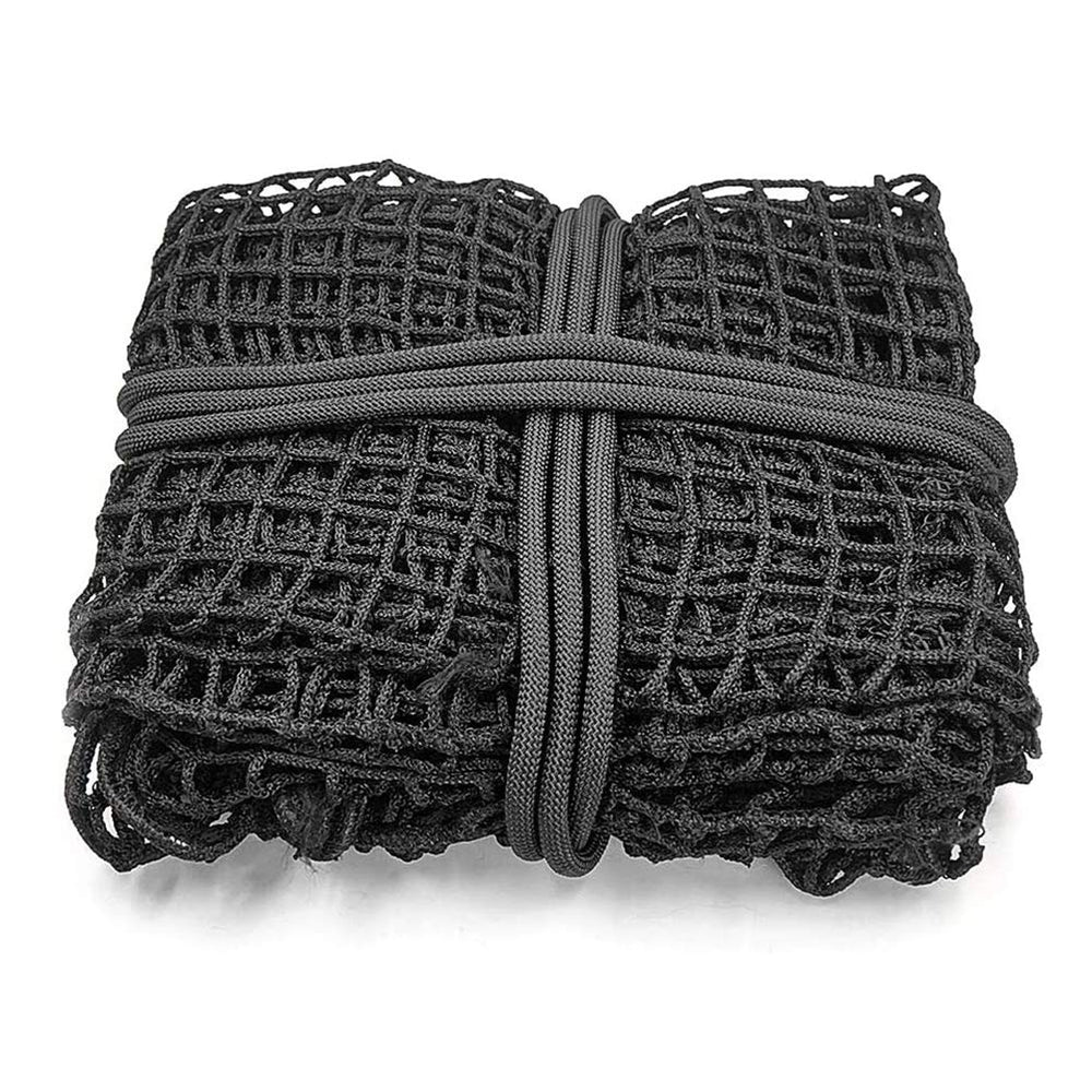 Aoneky Knotless Hay Net on a full bale for slow, controlled feeding.