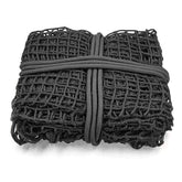 Aoneky Knotless Hay Net on a full bale for slow, controlled feeding.