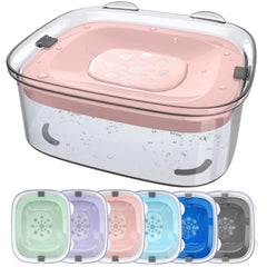 AONKEY 3L dog water bowl no spill with floating disk keeps fur dry.