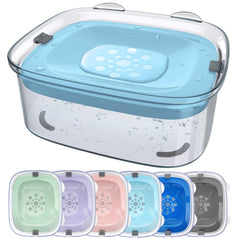 AONKEY 3L dog water bowl with no-spill design keeps floors dry