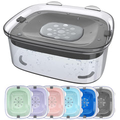 AONKEY 3L dog water bowl with no-spill design keeps paws dry during play.
