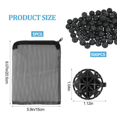 AOQIVIS bio balls with 1.02 inch diameter for efficient water polishing.