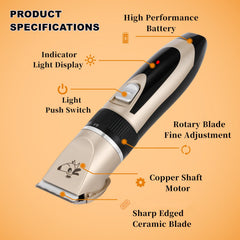 Aovdy dog clippers with quiet operation to minimize pet stress.