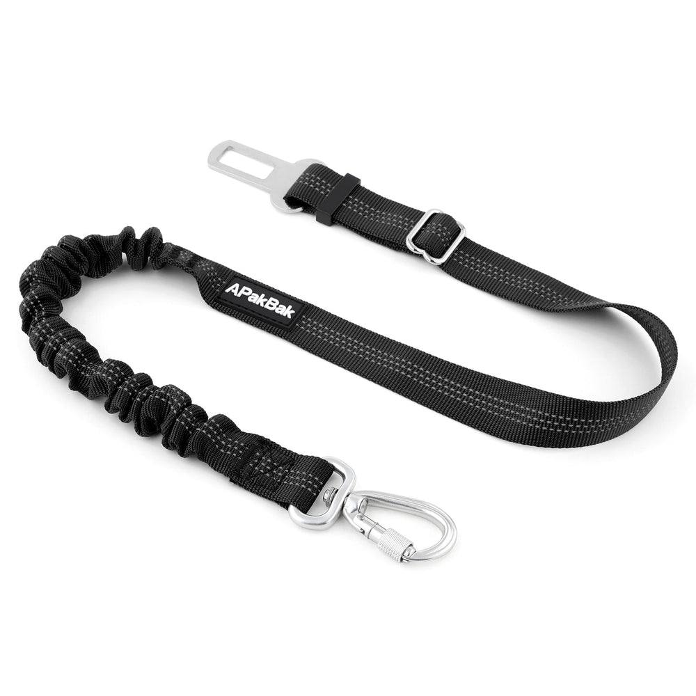 APAKBAK dog seat belt locking hook demonstrates a secure car restraint for daily trips