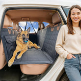APetsPlanet dog car seat cover back-seat extender provides extra space for your dog.
