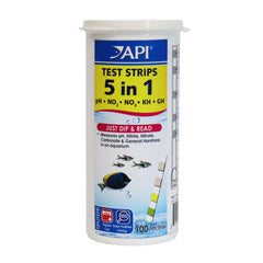 API 5-IN-1 test strips box front for easy shopping