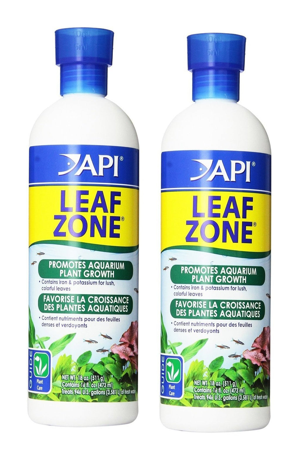 API Leaf Zone bottle front view for aquarium plant nutrition