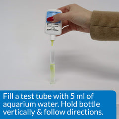 API Phosphate Test Kit color cards for quick phosphate level interpretation.